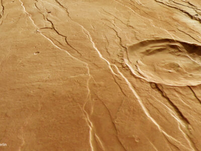 Tantalus Fossae 的透視圖
