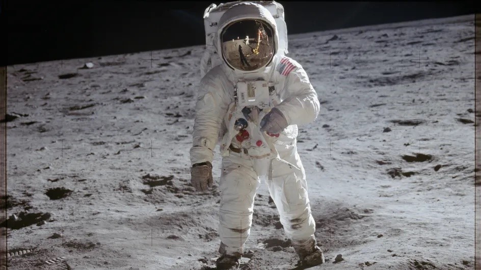 1969 年 7 月 20 日，美國宇航員巴茲·奧爾德林在月球上。圖片來源:NASA