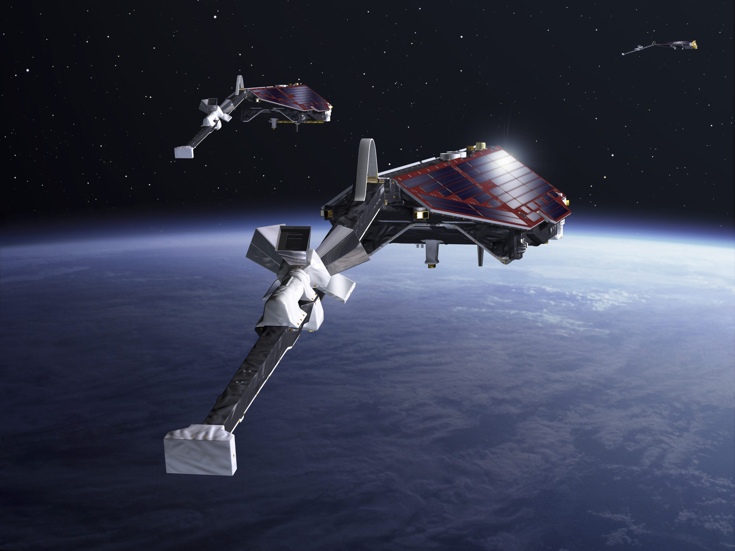 「蜂群」衛星概念圖