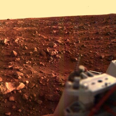 維京一號拍攝火星上的日落