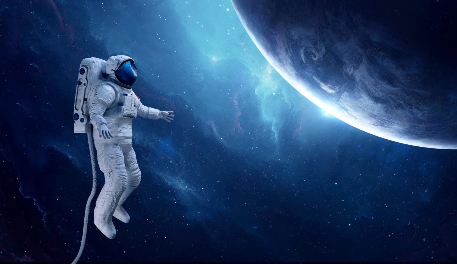 人来在太空畅想图
