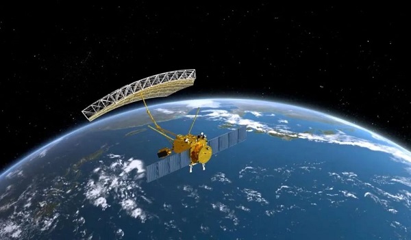 環境減災二號05號衛星三維模擬圖 圖片來源:中國航太科技集團